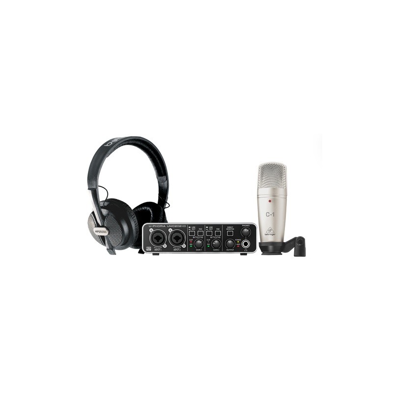 KIT D/GRABACION BEHRINGER U-PHORIA STU PRO