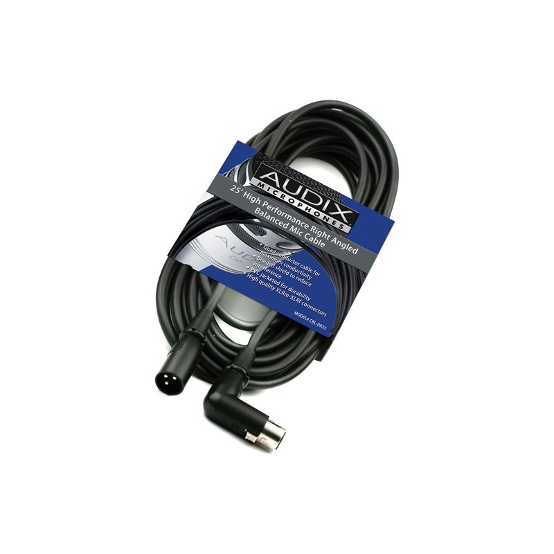 CABLE MICRO AUDIX 25FT XLR A XLR CBLDR25