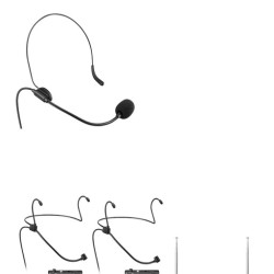 SISTEMA INALAMBRICO VHF STEREN DE SOLAPA Y TIPO DIADEMA WR-058