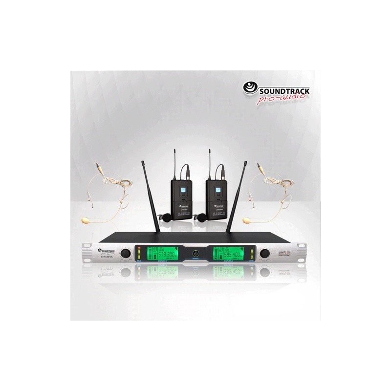 STW-36HUL MICRÓFONO INALÁMBRICO UHF DE DOS CANALES