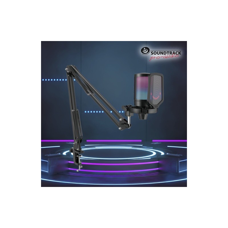 A6T-MICRÓFONO PARA GAMING, PODCAST, STREAMING Y GRABACIÓN DIGITAL