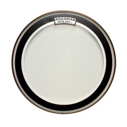 PARCHE 26" AQUARIAN SERIE SUPER-KICK TRANSPARENTE CON SORDINA FLOTANTE DOS CAPA SKII26