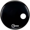 PARCHE 24" AQUARIAN SERIE REGULATOR NEGRO CON SORDINA Y AGUJERO RSM24BK