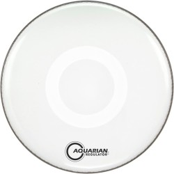 PARCHE 24" AQUARIAN SERIE REGULATOR BLANCO CON SORDINA SIN AGUJERO RF24W