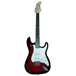PAQUETE DE GUITARRA ELÉCTRICA  STRAT BELLATOR NEG10WST-SBR
