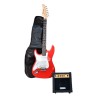 PAQUETE DE GUITARRA ELÉCTRICA STRAT ZURDA BELLATOR NEG10WSTL-RD