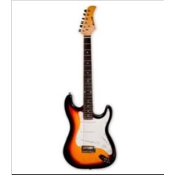 PAQUETE DE GUITARRA ELÉCTRICA  STRAT BELLATOR NEG10WST-SBY