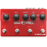 PEDAL TC ELECTRONIC PARA GUITARRA HALL OF FAME 2 X4 REVERB