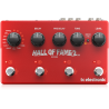 PEDAL TC ELECTRONIC PARA GUITARRA HALL OF FAME 2 X4 REVERB
