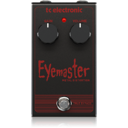 PEDAL TC ELECTRONIC PARA GUITARRA EYEMASTER METAL DISTORTION