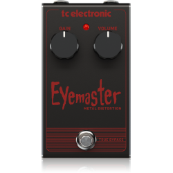 PEDAL TC ELECTRONIC PARA GUITARRA EYEMASTER METAL DISTORTION