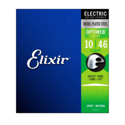 ENCORDADURA ELIXIR PARA GUITARRA ELECTRICA OPTIWEB LIGHT 19052