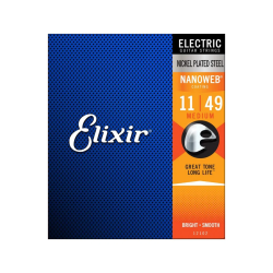 ENCORDADURA ELIXIR PARA GUITARRA ELECTRICA NANOWEB LIGHT 12102