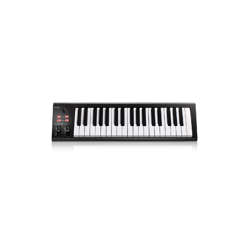TECLADO CONTROLADOR ICON MIDI USB IKEYBOARD 4NANO