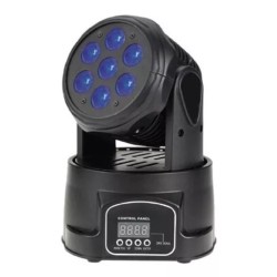 CABEZA MINI MOVIL 7 LEDS LUCENDI DRACO (4PZAS) C/ESTUCHE