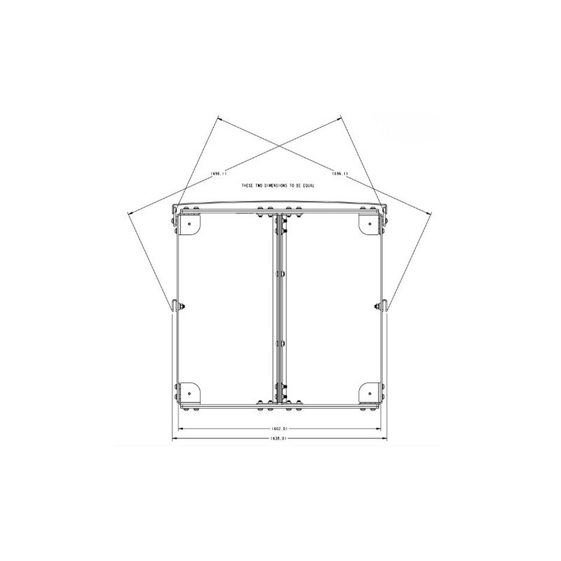 FBX100 BASE EAW PARA SUSPENSIÓN LINEAL FBX100