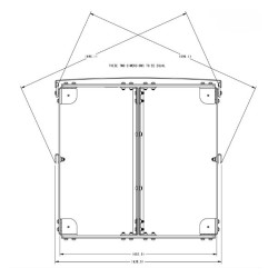 FBX100 BASE EAW PARA SUSPENSIÓN LINEAL FBX100