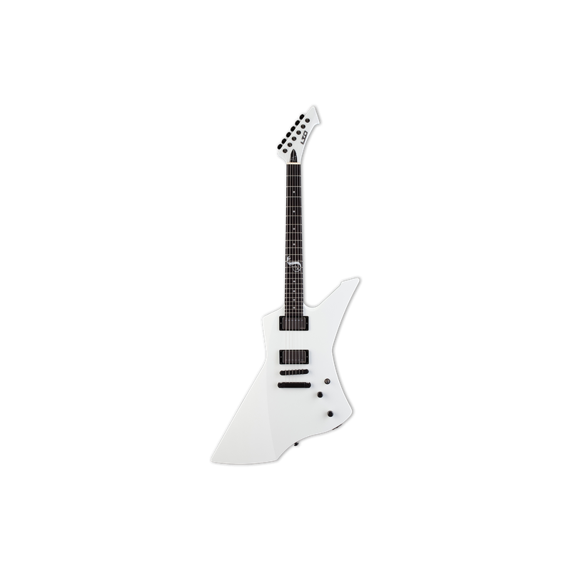 GUITARRA ELÉCTRICA SIGNATURE JAMES HETFIELD SNAKEBYTE SNOW WHITE LSNAKEBYTESW