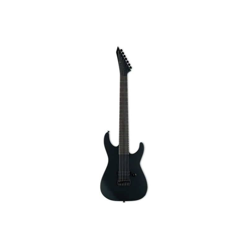 Guitarra Electrica 7 Cuerdas Satin M-7HT BARITONE BLACK METAL LM7BHTBKMBLKS